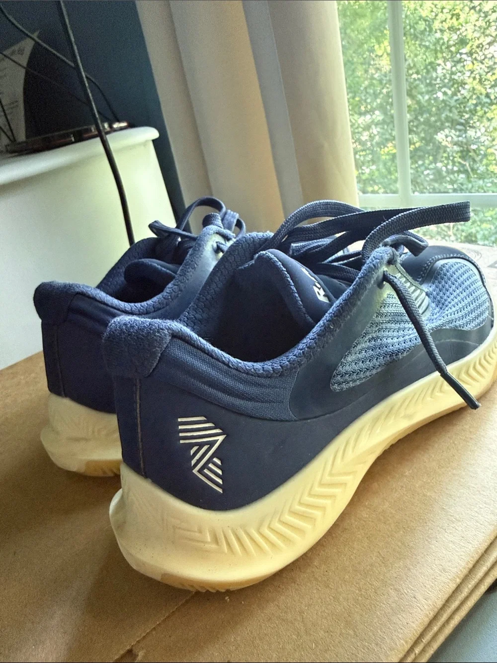R.A.D. Women's Navy Blue Knit Runner Sneakers